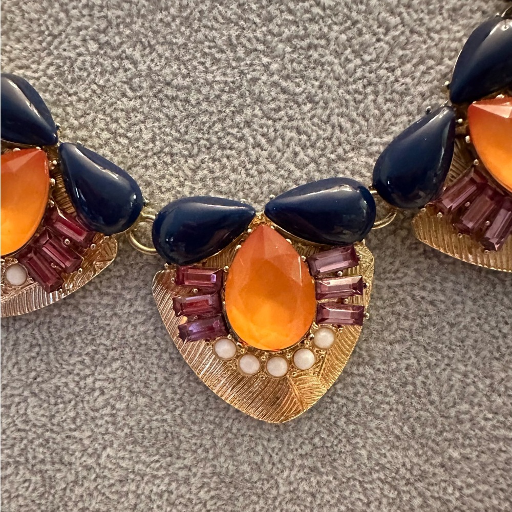 Multi Color Statement Necklace - image 3